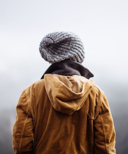 girl with a jacket